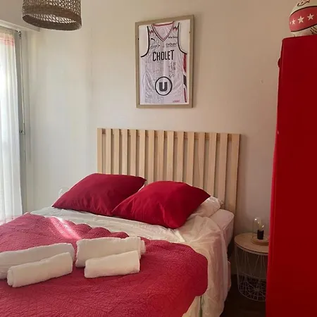 Au Choletais - 50m2 Deco Originale - Hyper Centre - Proche Du Parc Du Puy Dufou Appartement *